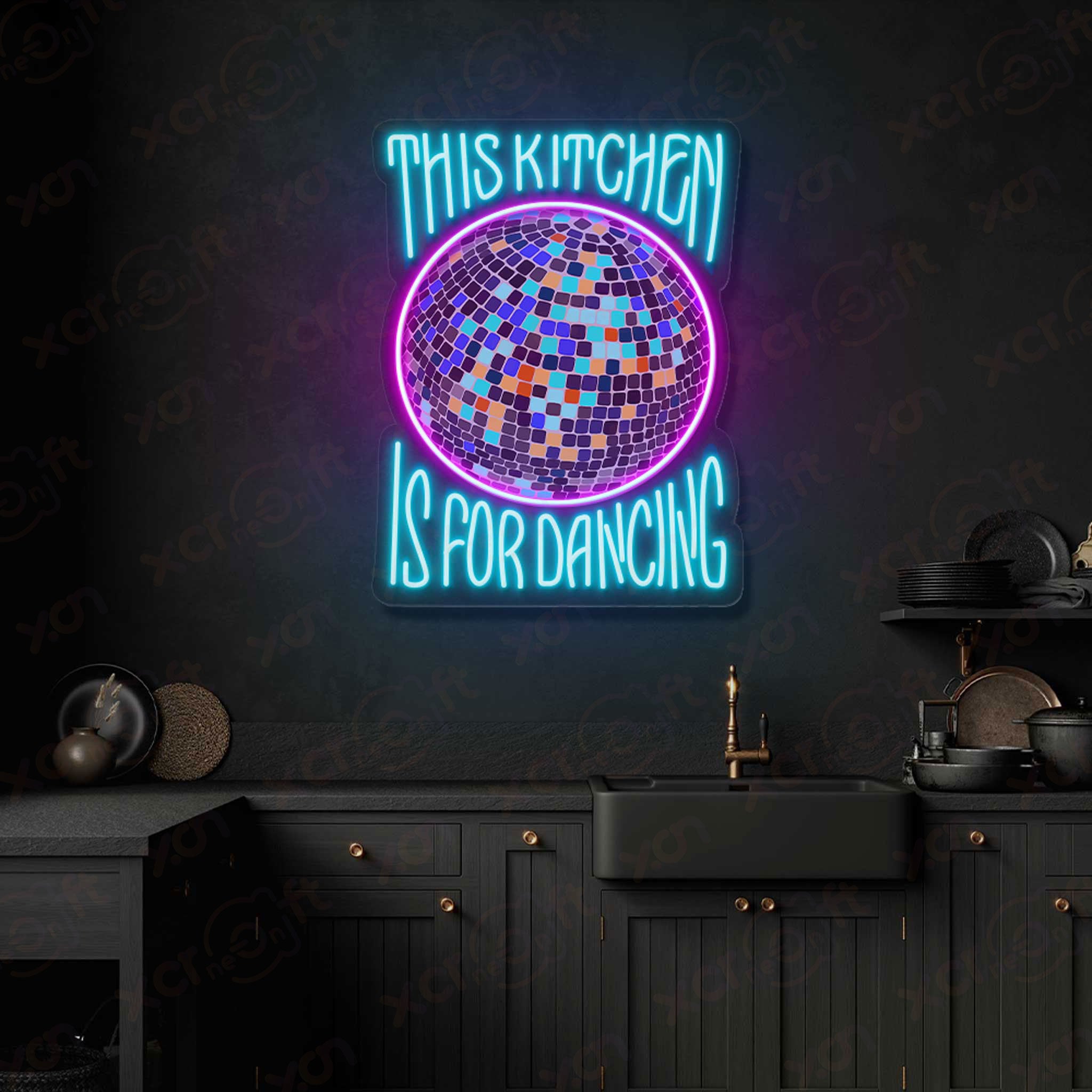 Dancing Kitchen Neon Signs Art