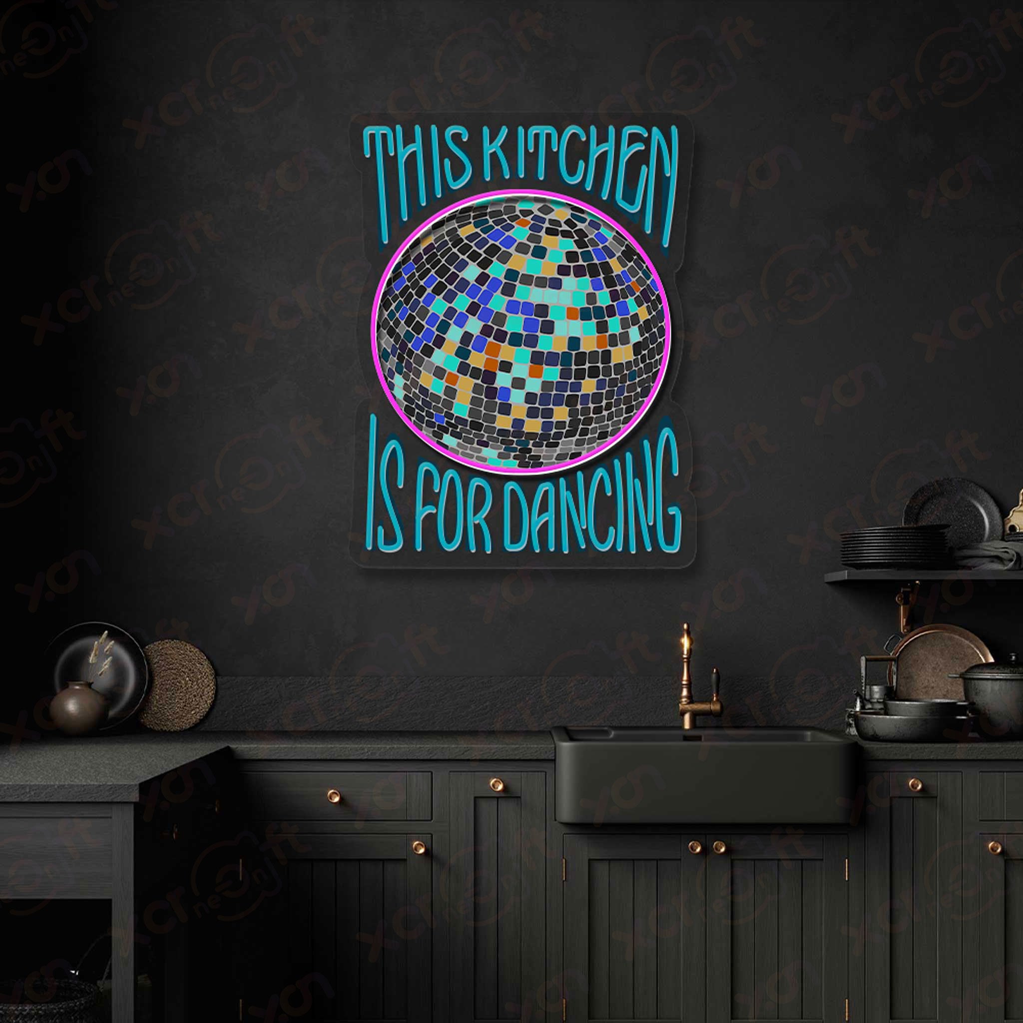 Dancing Kitchen Neon Signs Art