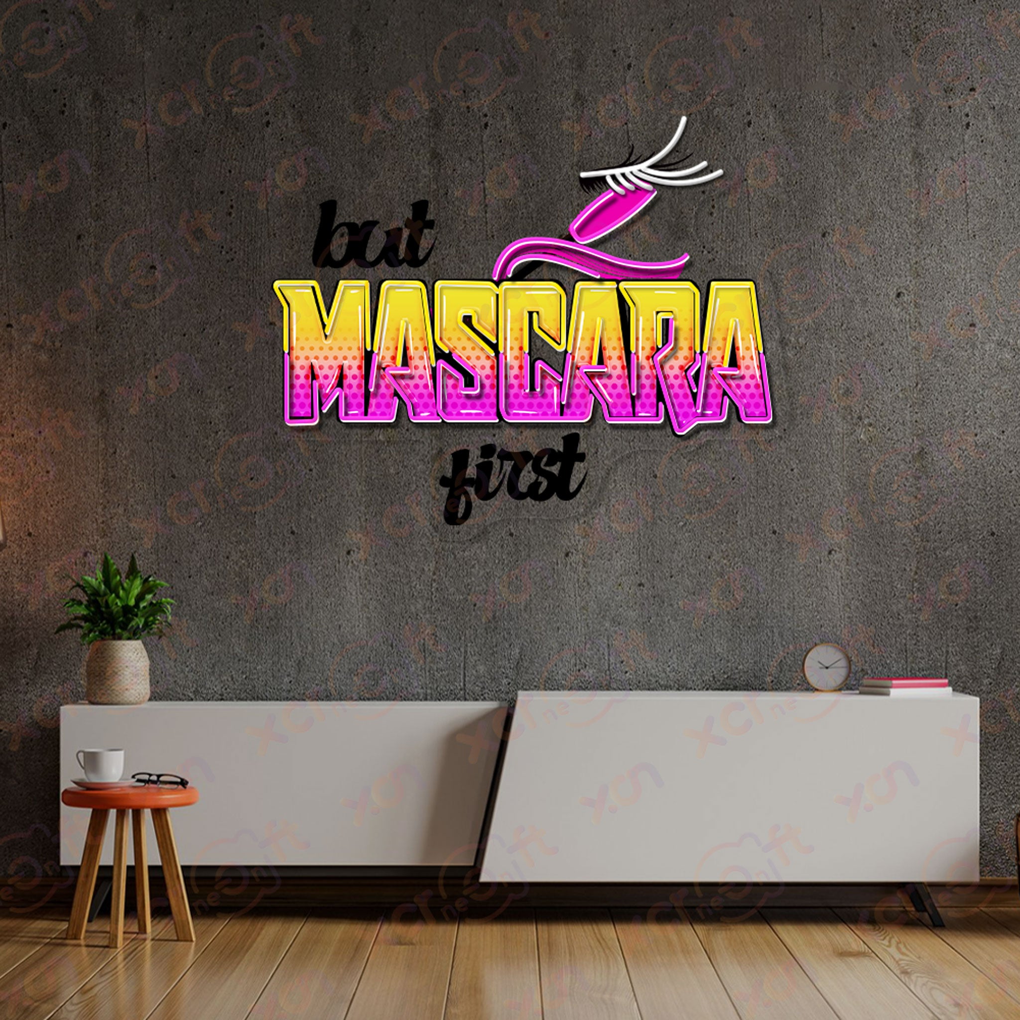 Lashes Salon Sign LED Neon Wall Art