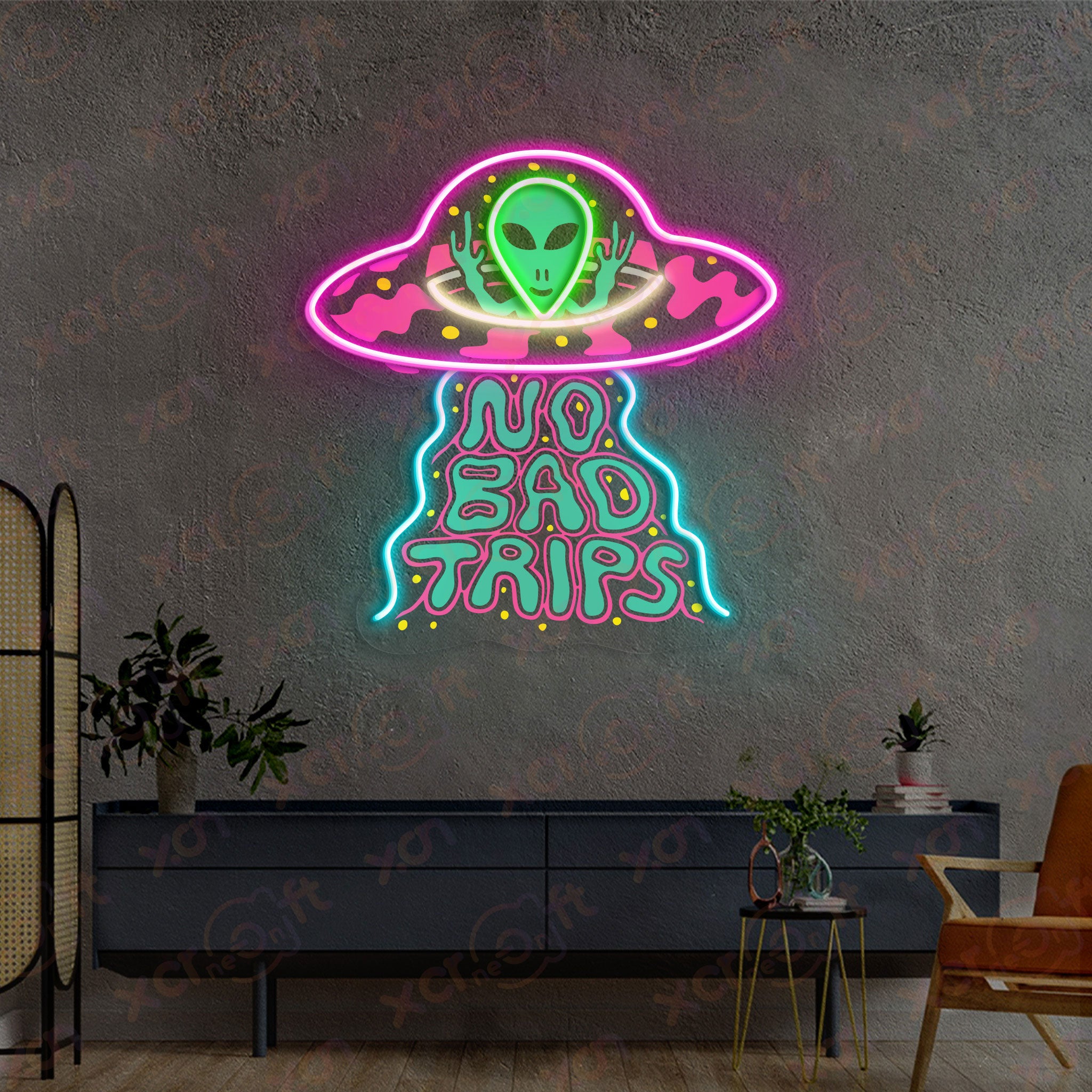 Alien Bad Trip Neon Signs