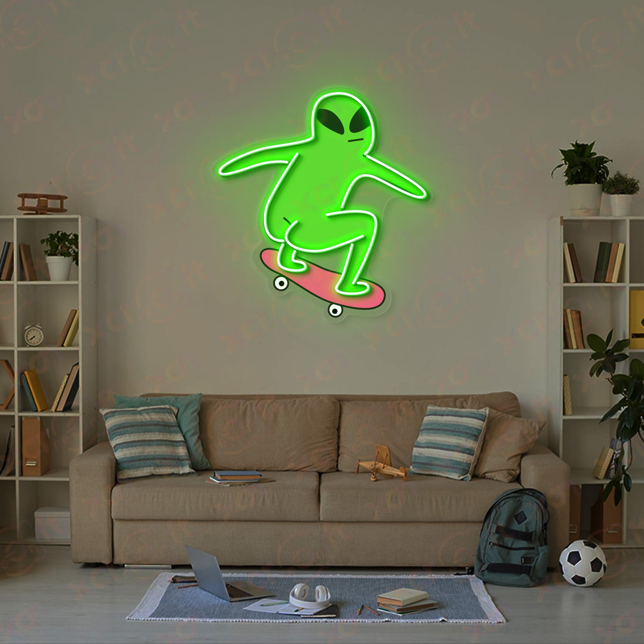 Alien Skating LED Neon Light