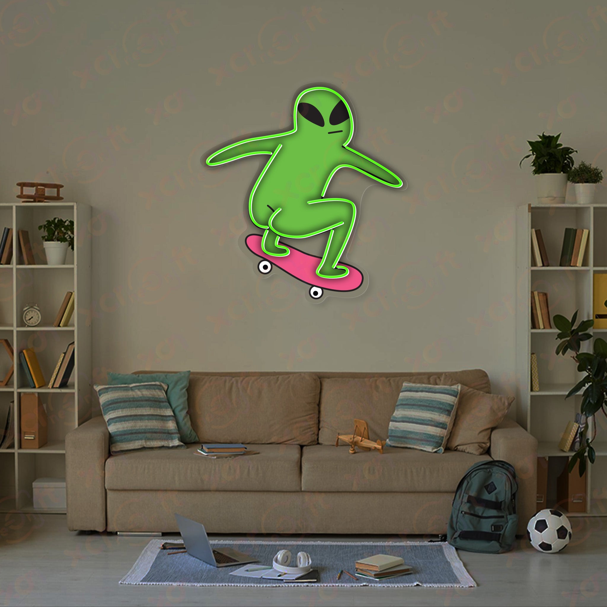 Alien Skating LED Neon Light