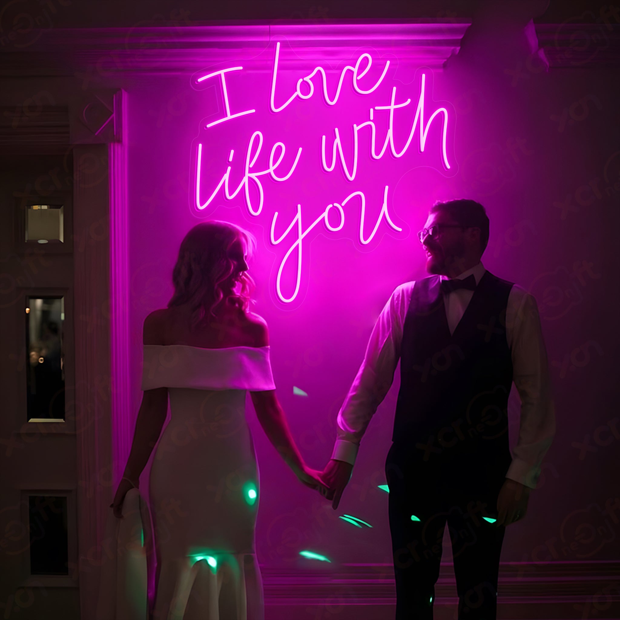 I Love Life With You LED Neon Sign