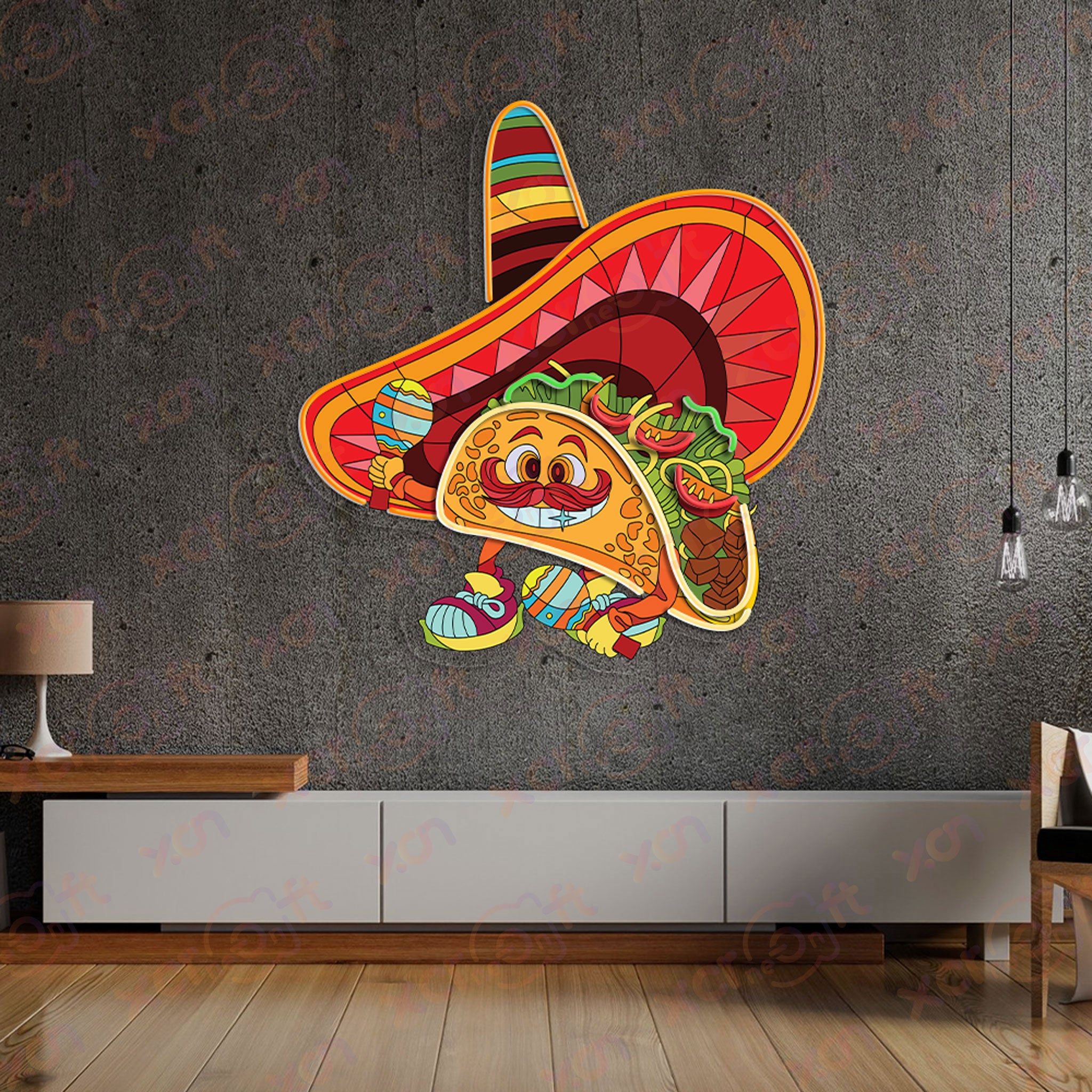 Tacos Mexican Neon Signs Decoration Ideas