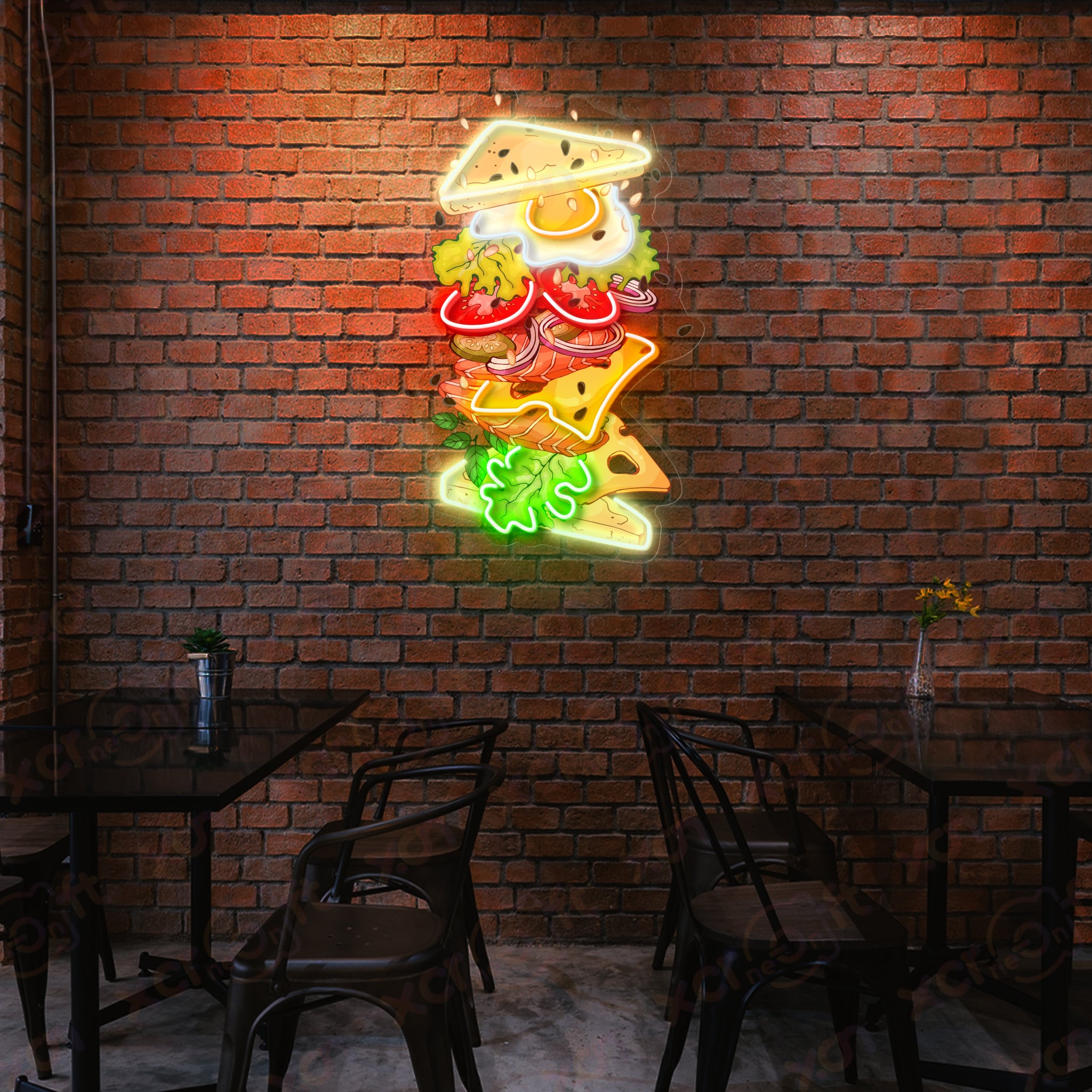 Sandwich LED Neon Sign