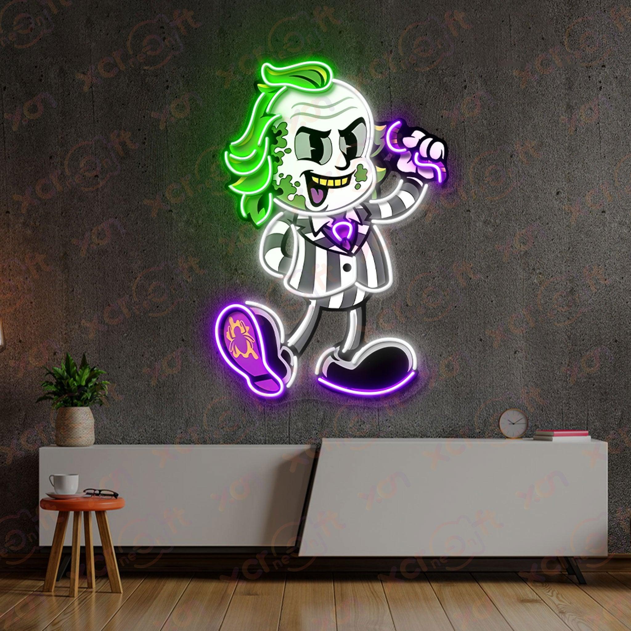 Laughing Clown LED UV Printed Neon Signs