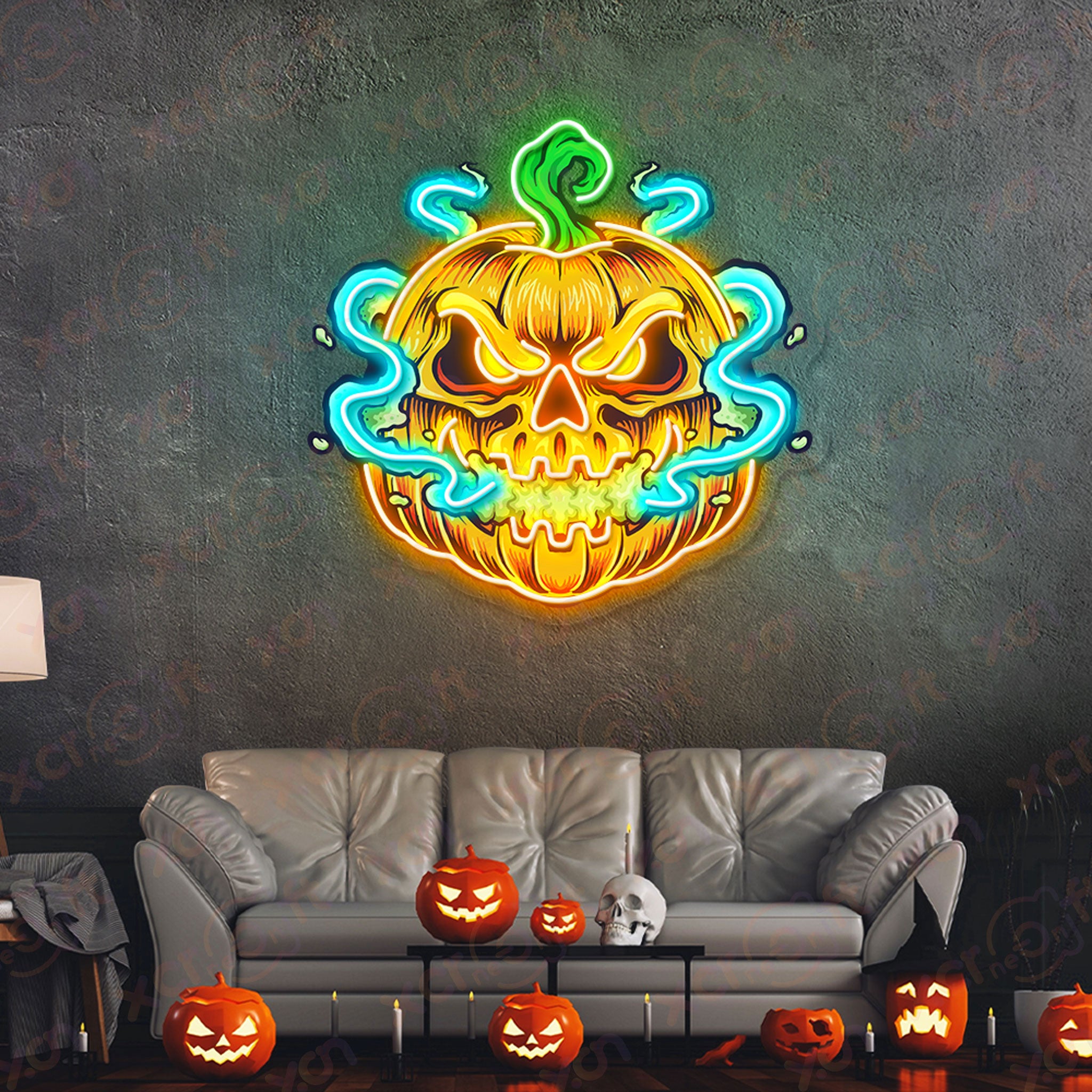 Pumpkin Halloween Neon Signs Decoration Halloween