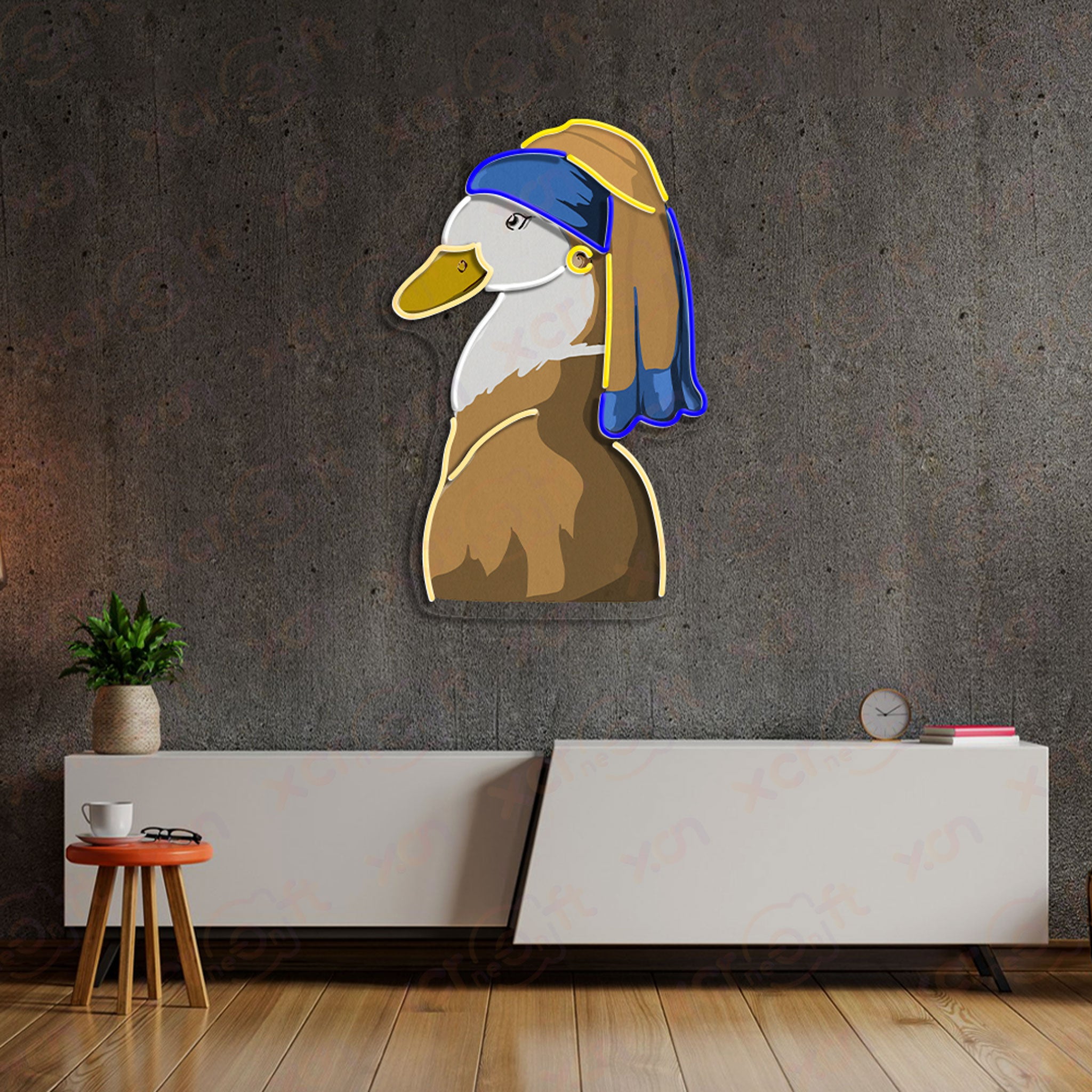 Duck Wears Scraft LED Neon Light