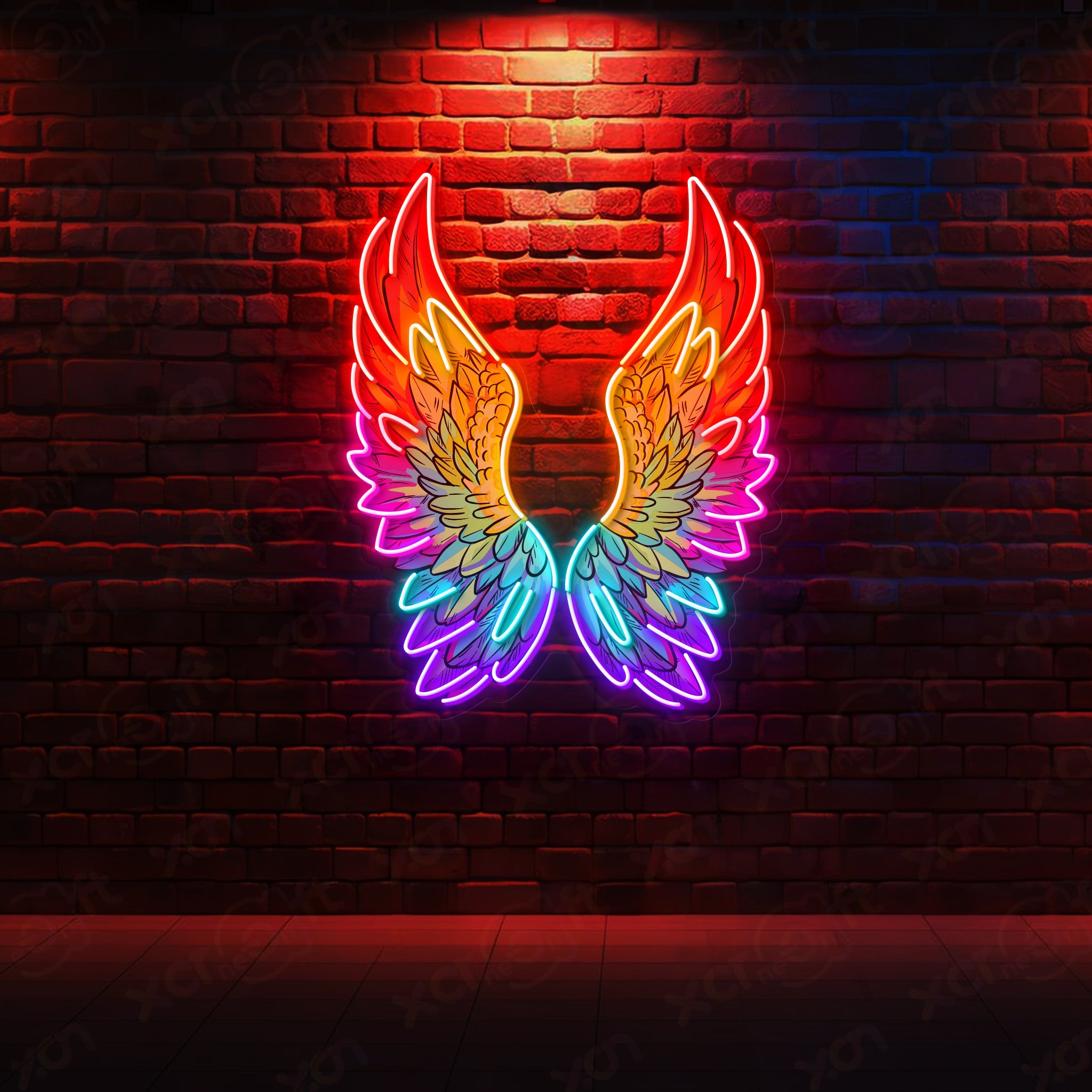 Color Wings LED UV Printed Neon Signs