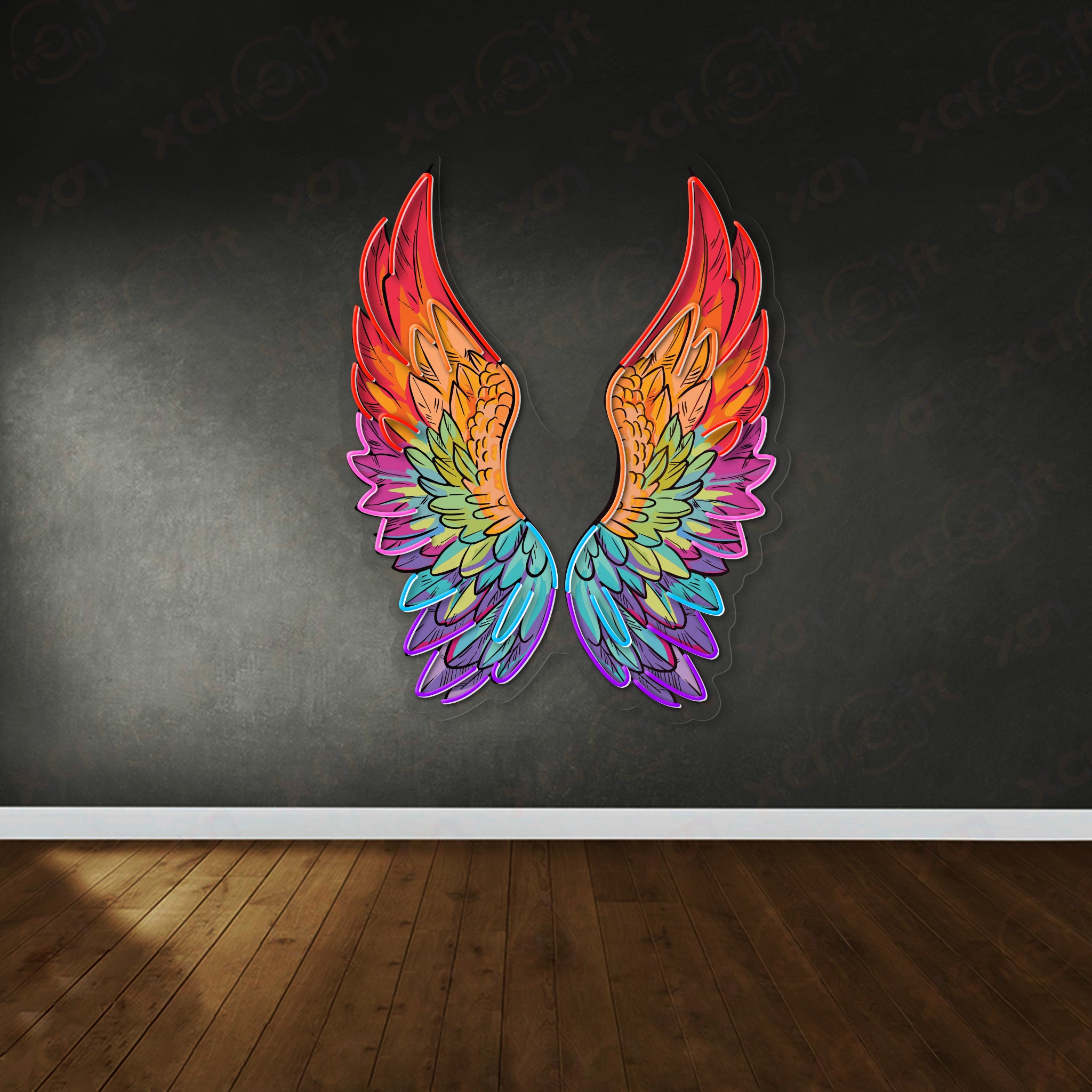 Color Wings LED UV Printed Neon Signs