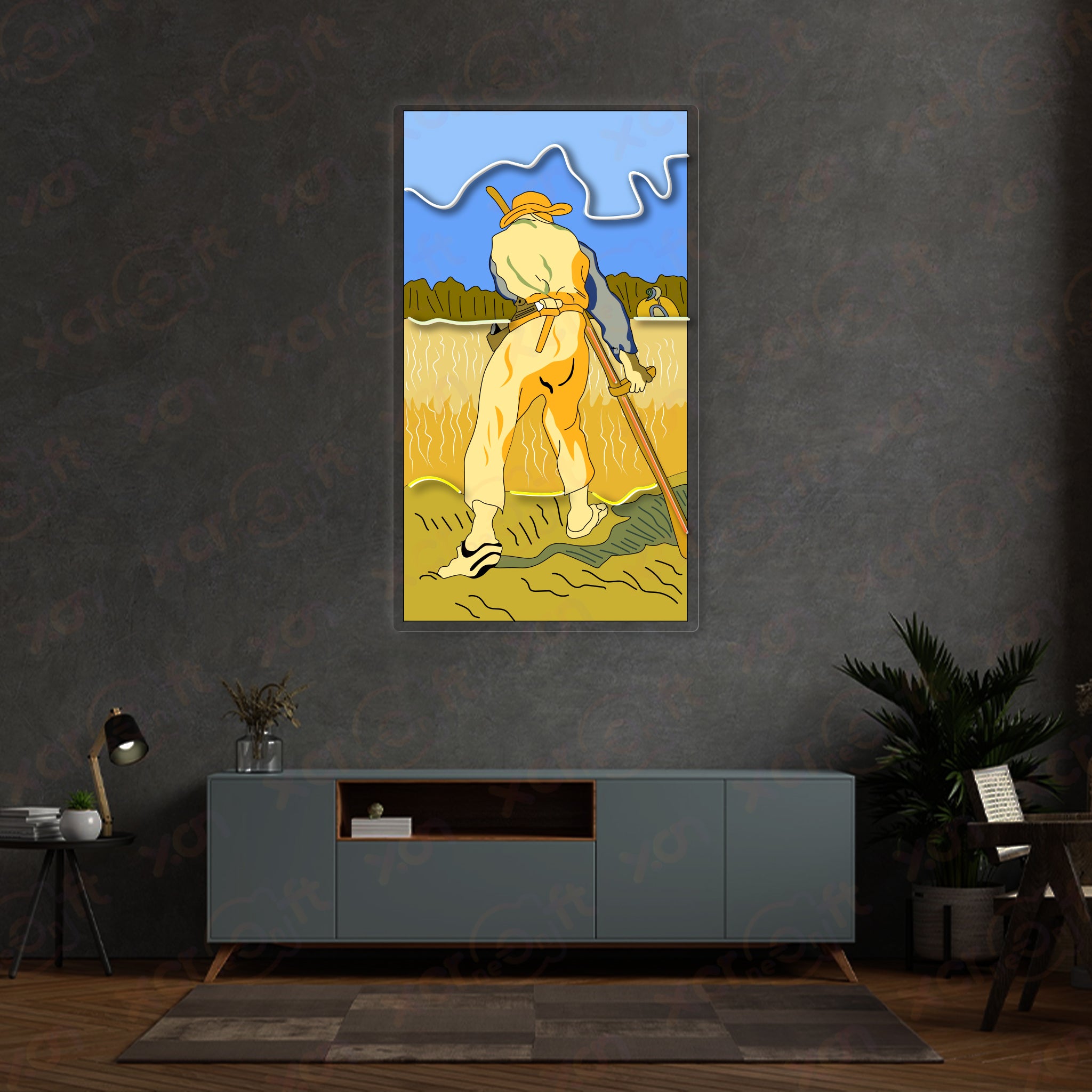Famous Palette Artist Durable Neon Light