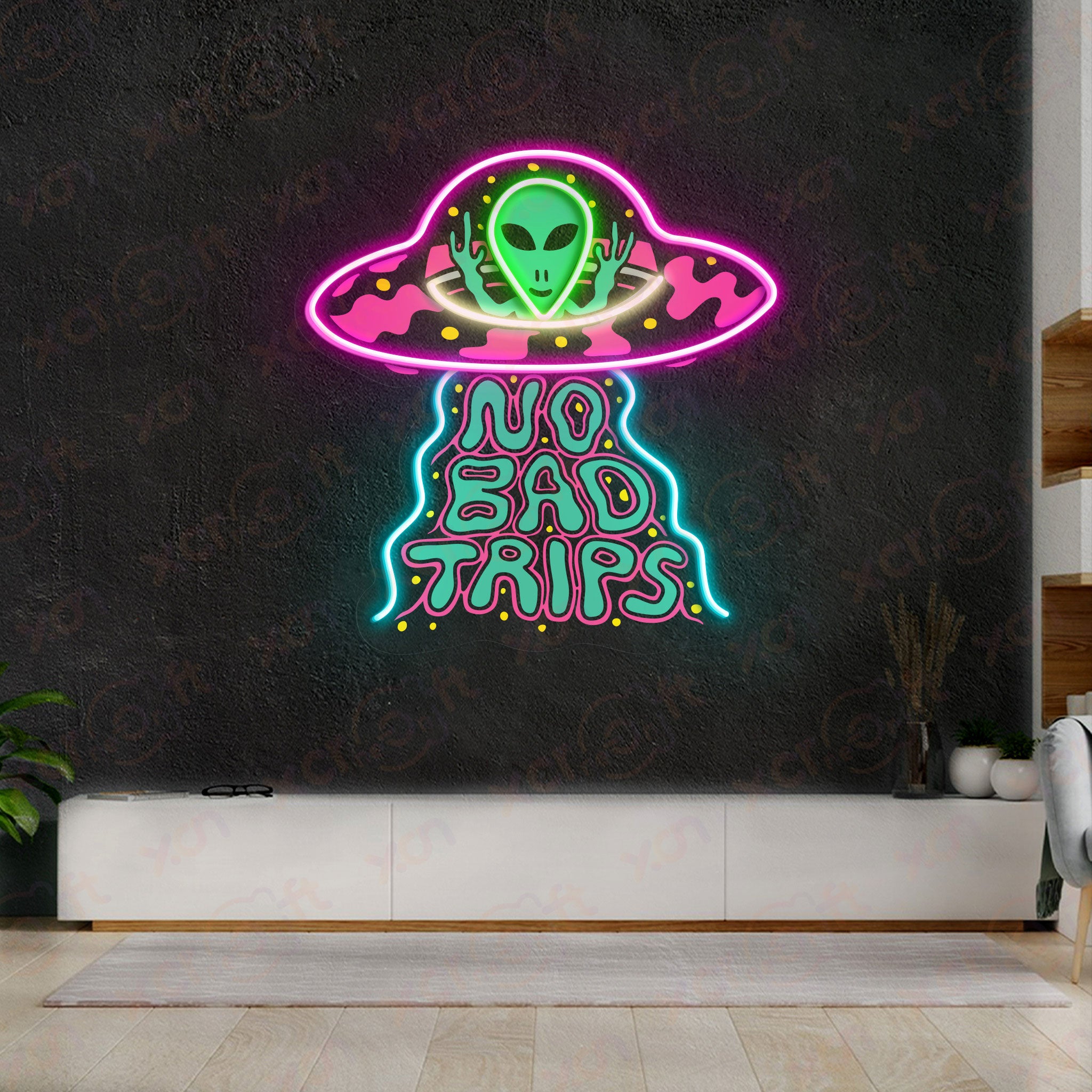 Alien Bad Trip Neon Signs