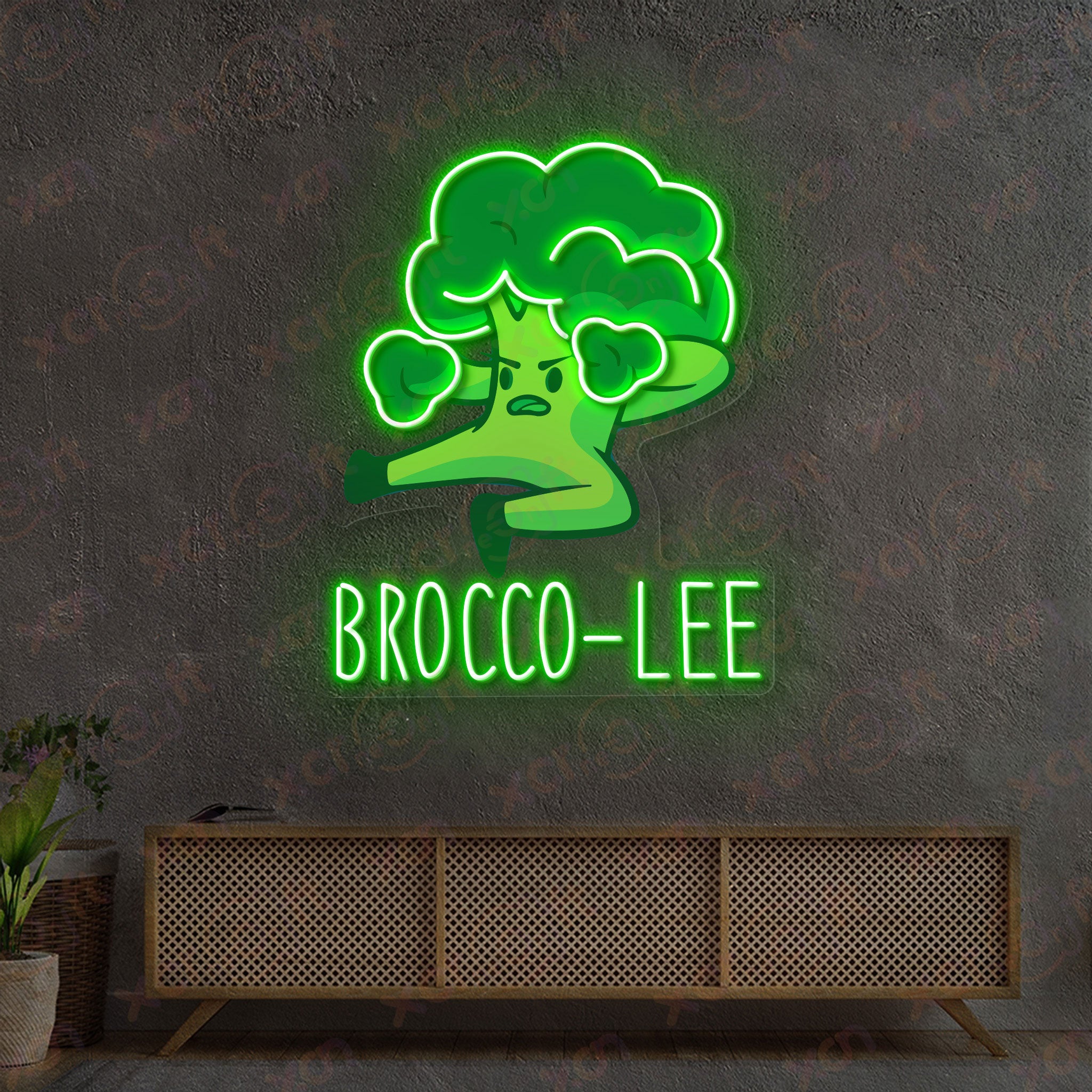 Brocco Punch Martial Arts Custom Led Neon