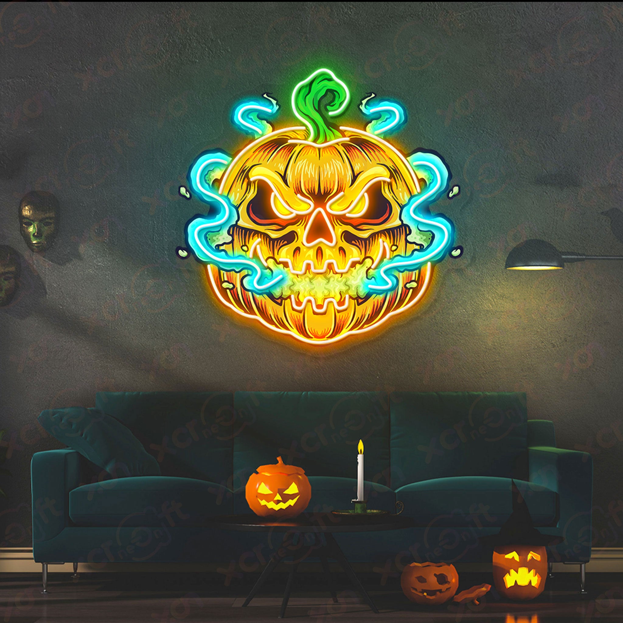 Pumpkin Halloween Neon Signs Decoration Halloween