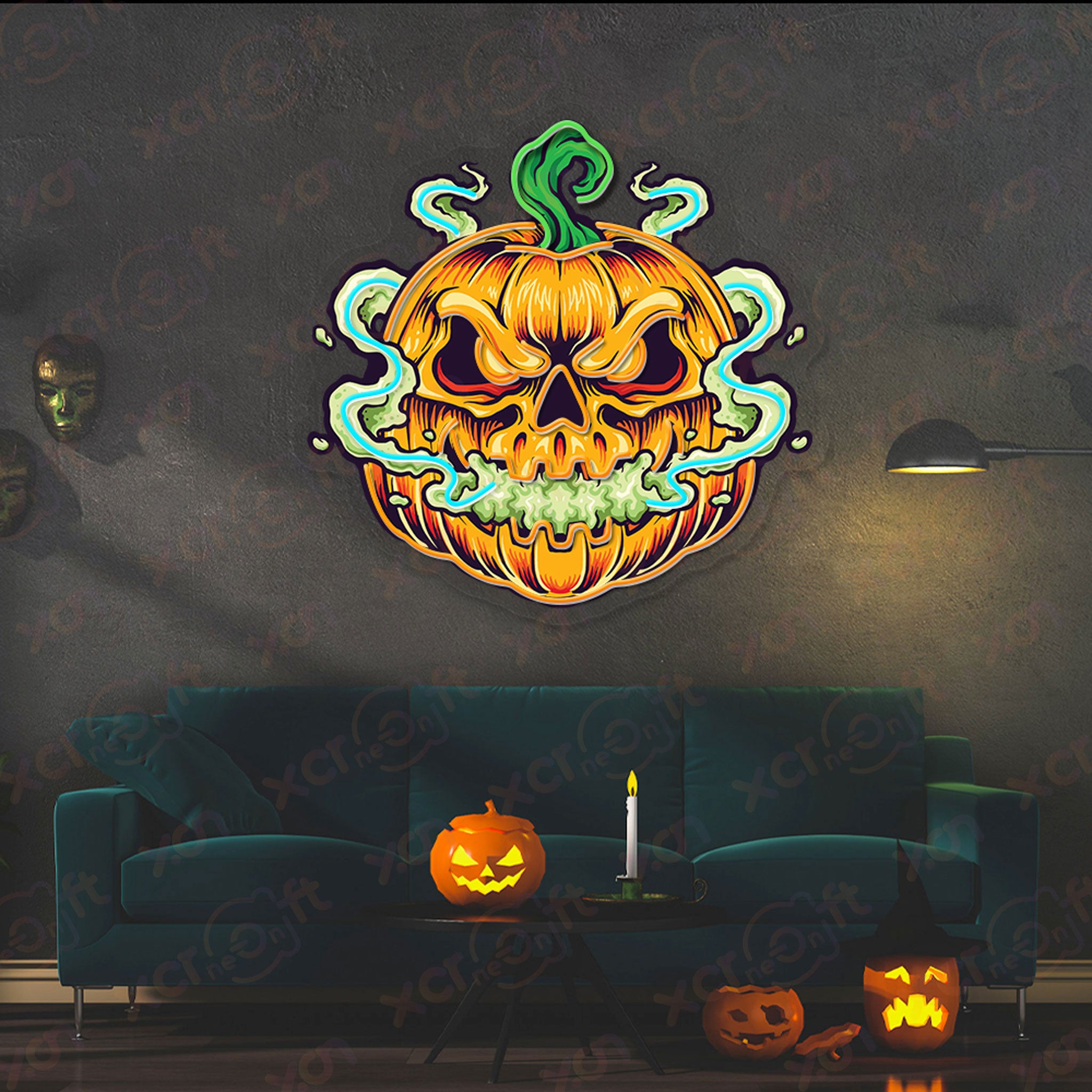 Pumpkin Halloween Neon Signs Decoration Halloween