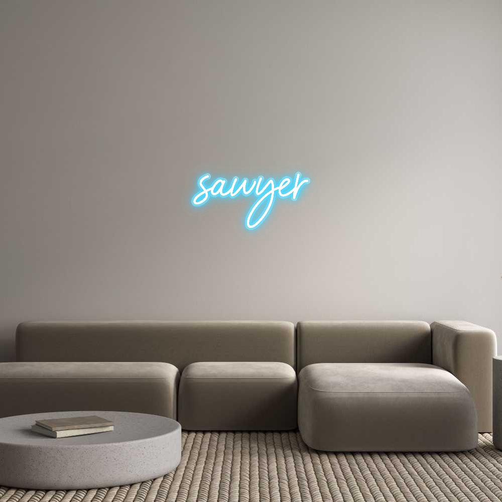 Custom Neon: sawyer